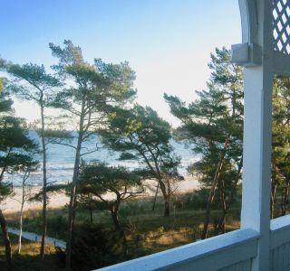 Balkon - Blick zum Meer